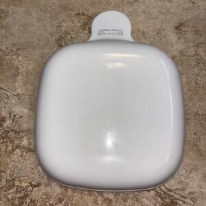 Vintage Corning Ware P-185-B Snack-It Square Grab 6" Snack Plate